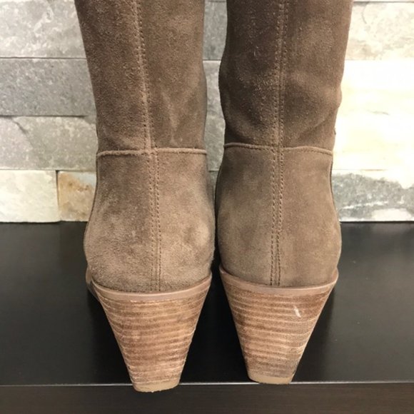 1.State Kern Knee High Low Wedge Pointed Toe Boot - Picture 7 of 14